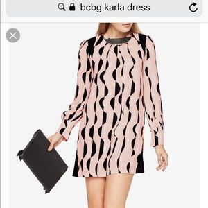 BCBG Karla Deco Printed Dress